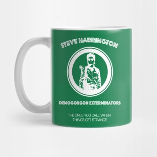 Steve Harrington Demogorgon Exterminators - White Mug